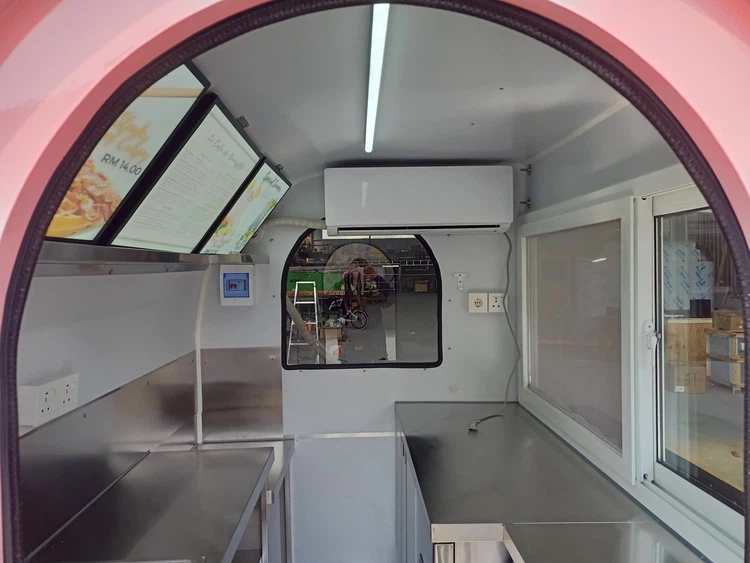 7ft ice cream kiosk interior