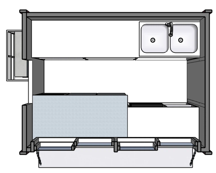 Ice cream kiosk design